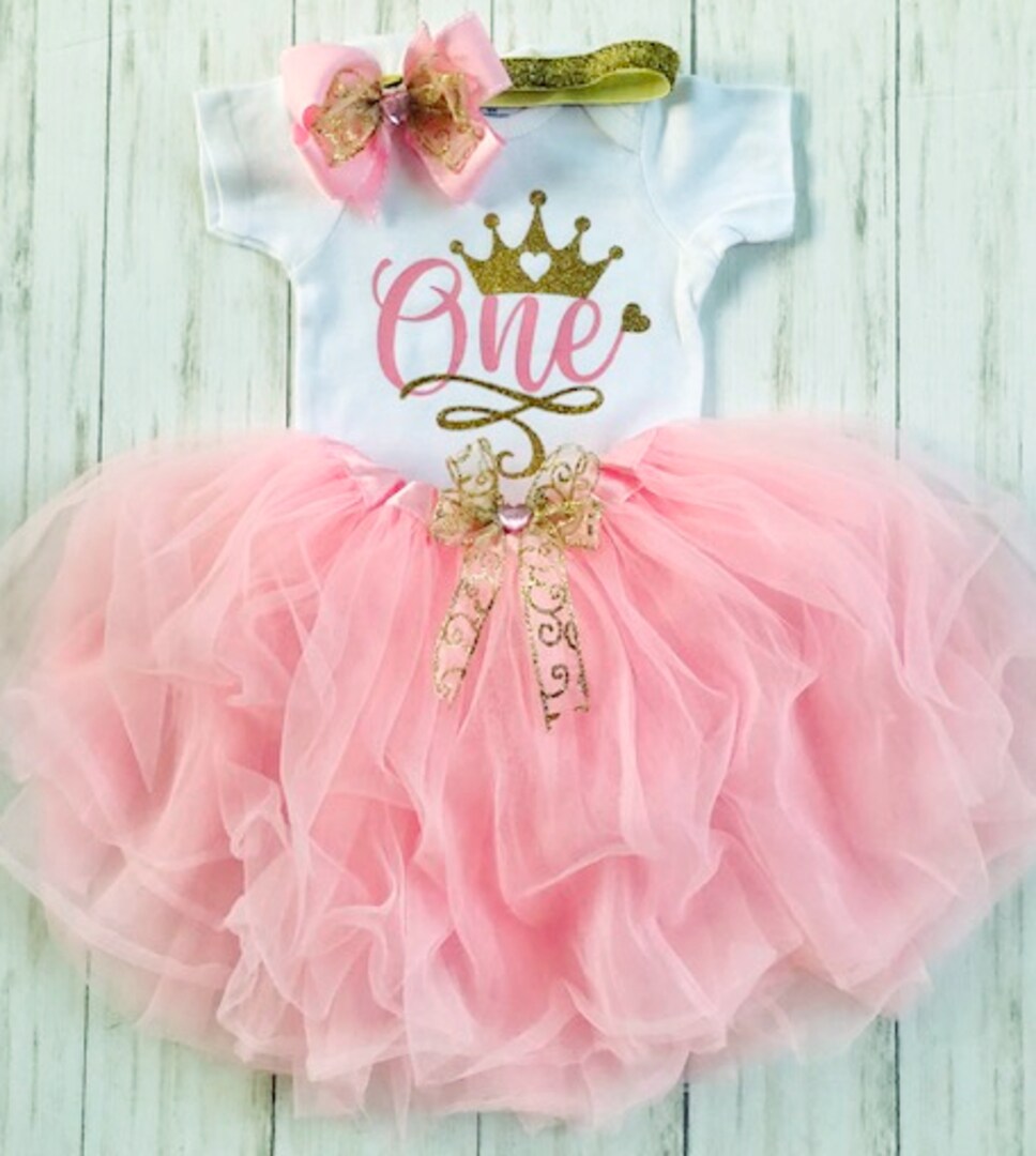 1st Birthday, Pink and Gold ONE birthday outfit | MakerPlace by Michaels 1st Birthday, Pink and Gold ONE birthday outfit | MakerPlace by Michaels